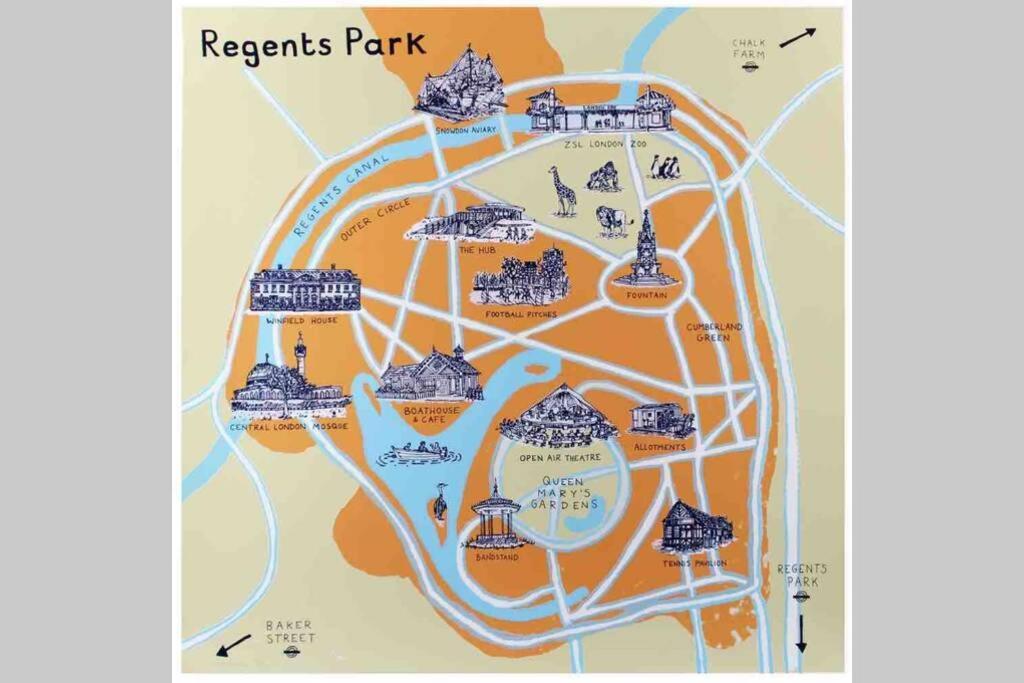 Marylebone Mayfair Hyde & Regents Park W1 Londra Esterno foto